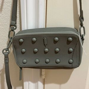 NWOT Thacker Elegant Gray green Crossbody Bag